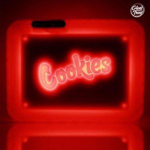 Cookies Red LED Rolling Tray Glow in the Dark, Brand New with Box, USB Charger